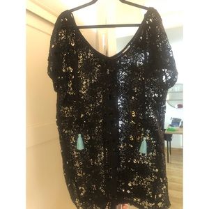 Crochet swim coverup